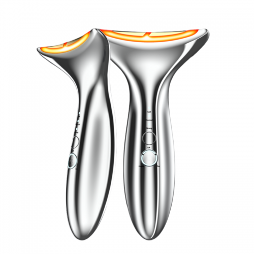 EMS Beauty V-Shape Multifunction Neck and Face Massager LED Photon ABS Material Skin Tightening Beauty Device