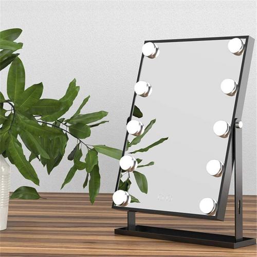 Hollywod Style Tabletop Makeup Beauty Mirror with 12 Bulbs lighted